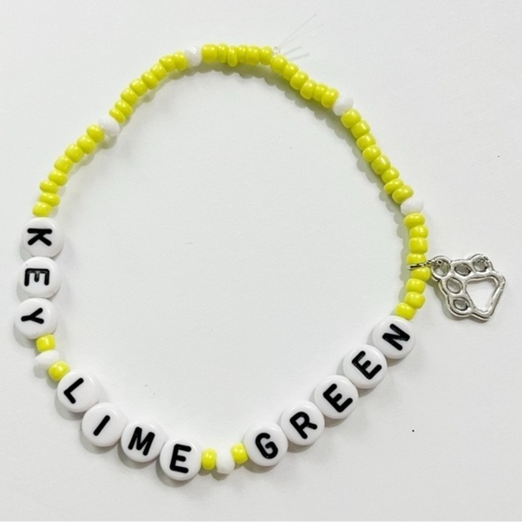 Taylor Swift Jewelry - Taylor Swift Eras Tour Friendship Bracelet Key Lime Green Folklore